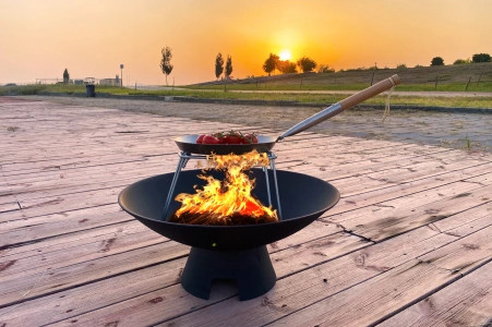 outdoor cooking fire bowl