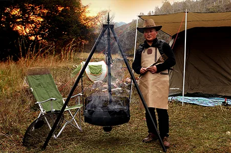 Cooking Over Fire Tripod