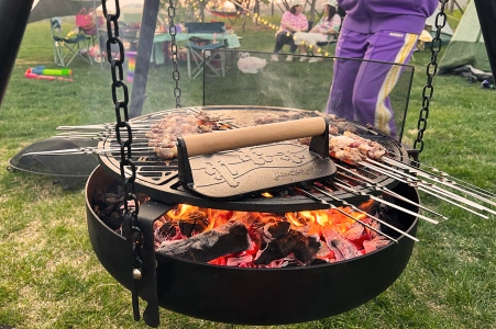 Grill Pan Tripod